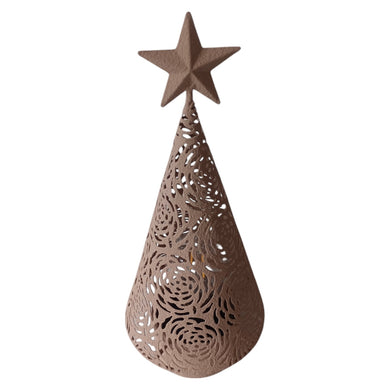 Mansion - Brown Deco Christmas tree 14.5*14.5*37cm