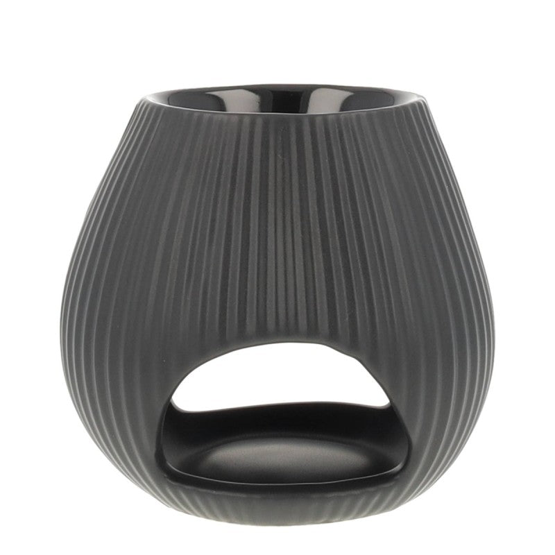 Scentchips Scentburner Oval Low Black 10x10x11cm