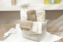 Afbeelding in Gallery-weergave laden, Meyco PRE-WASHED HYDROFIELE DOEKEN 3-PACK UNI - OFFWHITE/SOFT SAND/TAUPE - 70X70CM