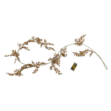 Mansion - Garland Emely Gold Leaf 16L 150cm