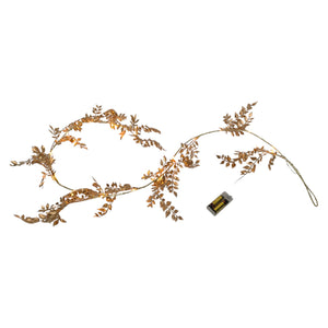 Mansion - Garland Emely Gold Leaf 16L 150cm