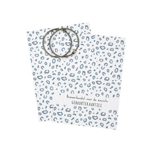Afbeelding in Gallery-weergave laden, Meyco Geboortekaartjesbundel Bubbles Blue One size