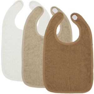 Meyco SLAB 3-PACK BADSTOF UNI - OFFWHITE/SAND/TOFFEE