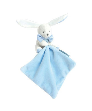 Doudou Lapin Boite Fleur - ciel