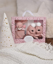 Afbeelding in Gallery-weergave laden, Doudou Coffret Chaussons et Doudou Rose
