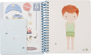 Little Dutch Aankleed- en stickerboek Jim & Friends