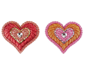 4.25" HEART ORNA - Keuze uit 2 kleuren