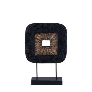 PTMD - Das Brown mango wood rectangle statue M