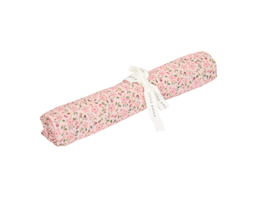 Little Dutch Swaddle doek hydrofiel 120 x 120 Fairy Floral