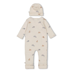 Feetje Geschenkset 1-delig babypak + muts offwhite