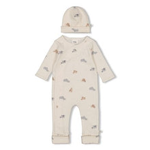 Afbeelding in Gallery-weergave laden, Feetje Geschenkset 1-delig babypak + muts offwhite