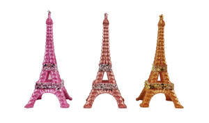 6" EIFFEL TOWER ORNAMENT - Keuze uit 3 kleuren