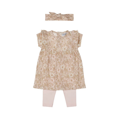 Dirkje 2 pce babysuit ss + headband