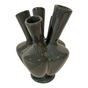 Mansion - Dark Green Tulip Vase 18 * 18 * 26 CM