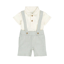 Afbeelding in Gallery-weergave laden, Dirkje - 2 pc set, Polo shirt, Shorts, suspenders