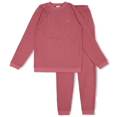 Feetje Pyjama wafel Family Limited Edition - Berry