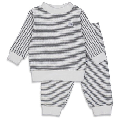 Feetje Pyjama wafel - Marine (maat 92 t/m 128)