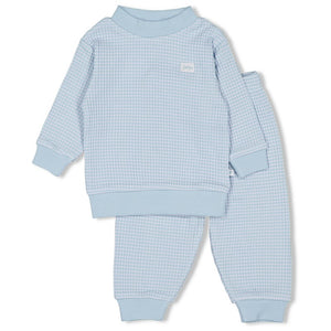 Feetje Pyjama wafel - Babyblue (92 t/m 128)