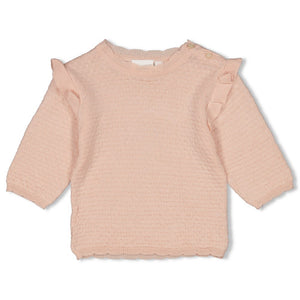 Feetje Sweater gebreid pointelle - Essential Knits