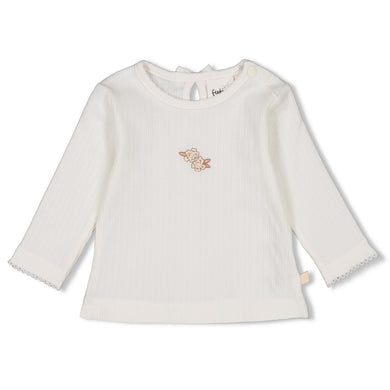 Feetje Longsleeve pointelle - Flower Field