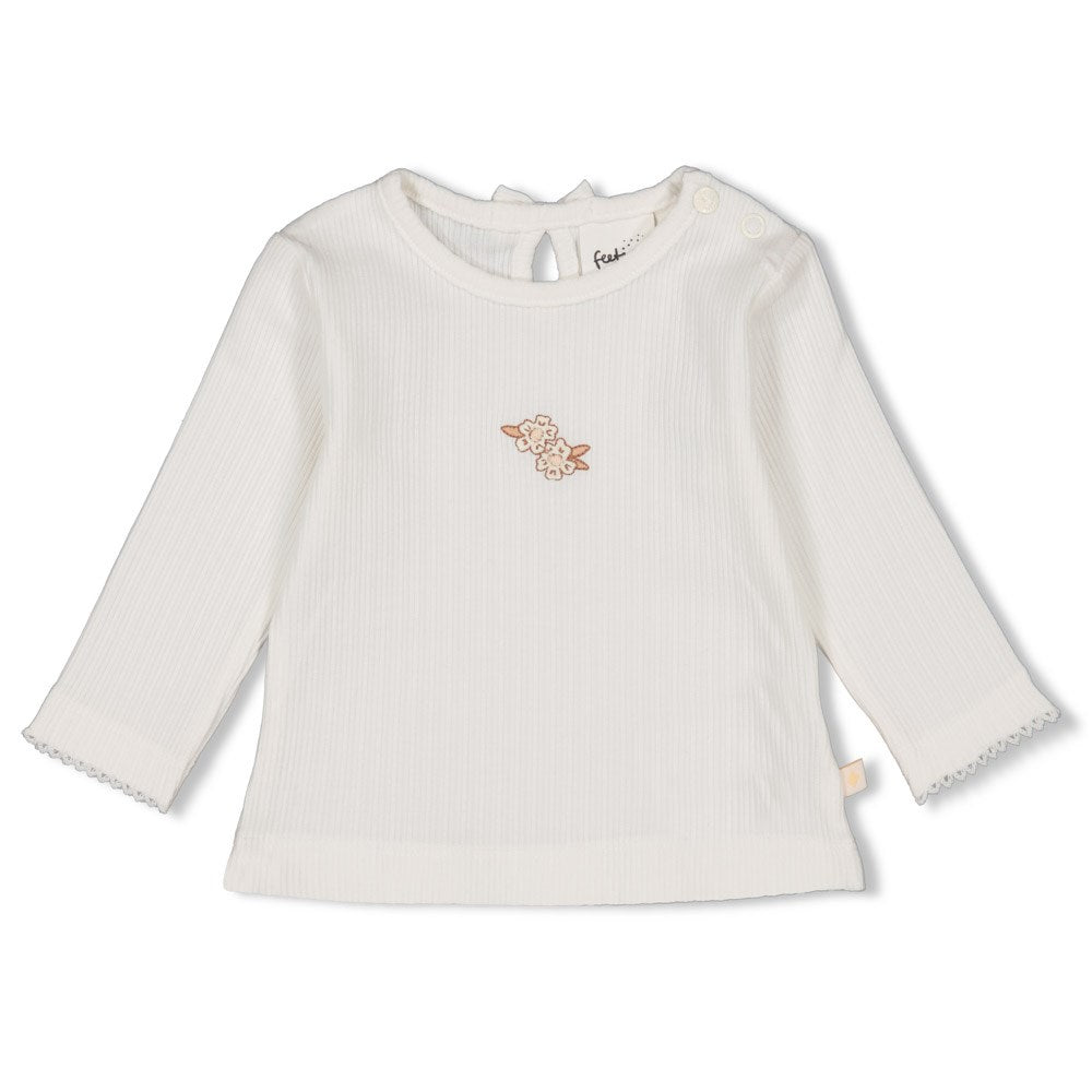 Feetje Longsleeve pointelle - Flower Field