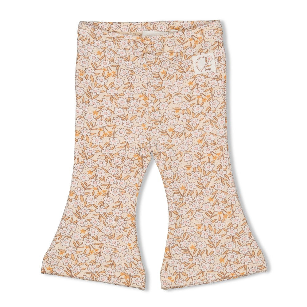 Feetje Flare broek AOP - Flower Field