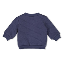 Afbeelding in Gallery-weergave laden, Feetje - Omkeerbaar bomberjack - Blue Ocean