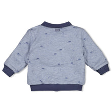 Afbeelding in Gallery-weergave laden, Feetje - Omkeerbaar bomberjack - Blue Ocean