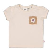 Afbeelding in Gallery-weergave laden, Feetje - T-shirt met crochet zakje - Flower Ranch