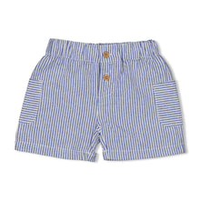 Afbeelding in Gallery-weergave laden, Feetje - Short streep chambray - Seaside Happiness