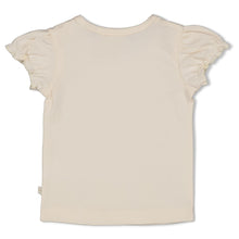 Afbeelding in Gallery-weergave laden, Feetje - T-shirt met crochet bloem - Let Your Dreams Blossom