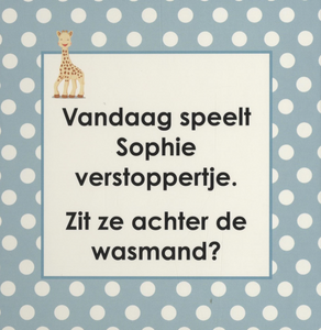 Sophie de giraf kartonboekje: Waar is Sophie?