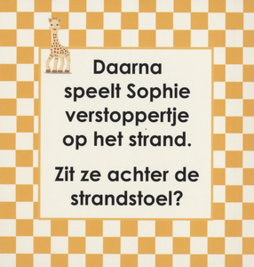 Sophie de giraf kartonboekje: Waar is Sophie?