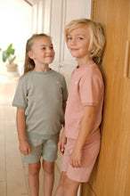 Afbeelding in Gallery-weergave laden, Feetje Shortama wafel - Summer Special - Zeegroen