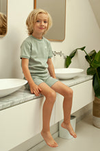 Afbeelding in Gallery-weergave laden, Feetje Shortama wafel - Summer Special - Zeegroen