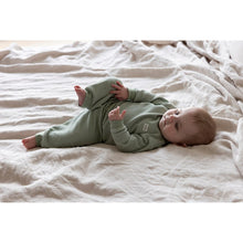 Afbeelding in Gallery-weergave laden, Feetje Pyjama wafel - Groen melange (maat 56 t/m 86)