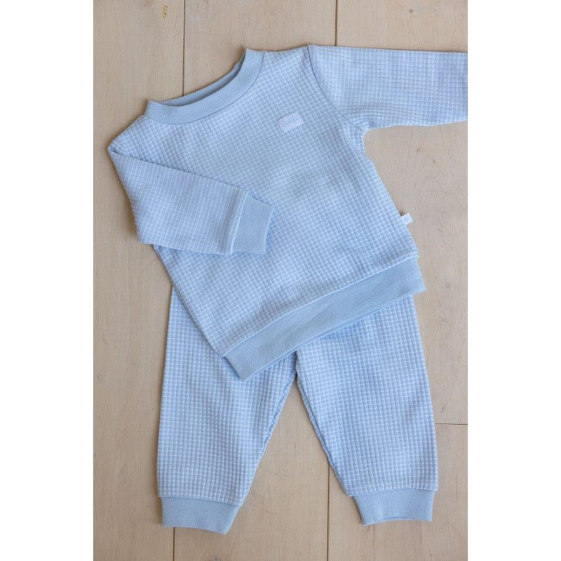 Feetje Pyjama wafel - Babyblue (92 t/m 128)