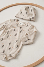 Afbeelding in Gallery-weergave laden, Feetje - Wikkelromper rib AOP - Sea Sweeties