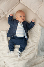 Afbeelding in Gallery-weergave laden, Feetje - Omkeerbaar bomberjack - Blue Ocean