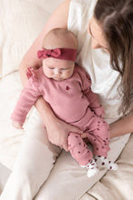Afbeelding in Gallery-weergave laden, Feetje - Broek ajour rib AOP - Ladybug
