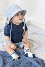 Afbeelding in Gallery-weergave laden, Feetje - Zonnehoed streep chambray - Seaside Happiness