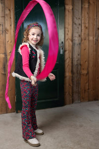 Jubel Flared broek AOP - Girls Club