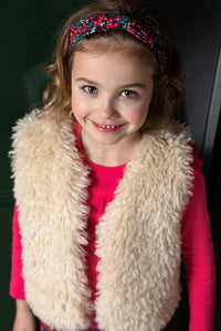 Jubel Omkeerbaar gilet suède look teddy - Girls Club