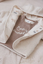 Afbeelding in Gallery-weergave laden, Feetje Omkeerbaar teddy jasje met capuchon - Sleepy Sheepy
