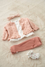 Afbeelding in Gallery-weergave laden, Feetje Broek ajour rib - Morning Sun