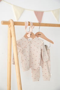 Feetje Overslagshirt rib AOP - Morning Sun
