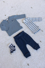 Afbeelding in Gallery-weergave laden, Feetje Longsleeve rib met streep -  Let&#39;s Go!