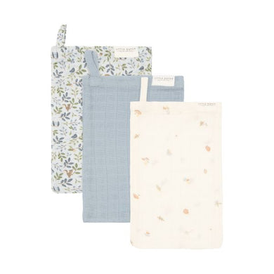 Little Dutch Washandjes set hydrofiel Forest Friends
