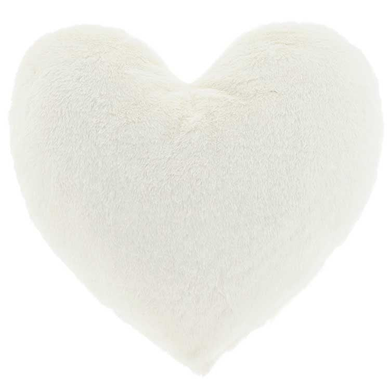 Kussen Heart 45x35cm dove white