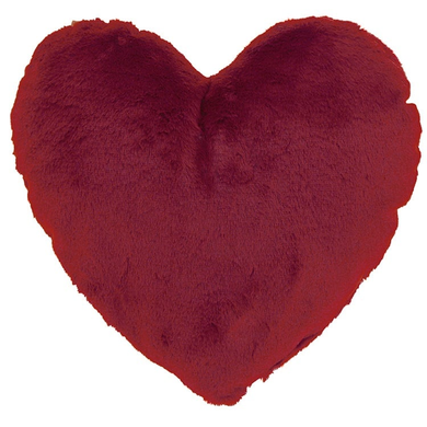 Kussen Heart 45x35cm red